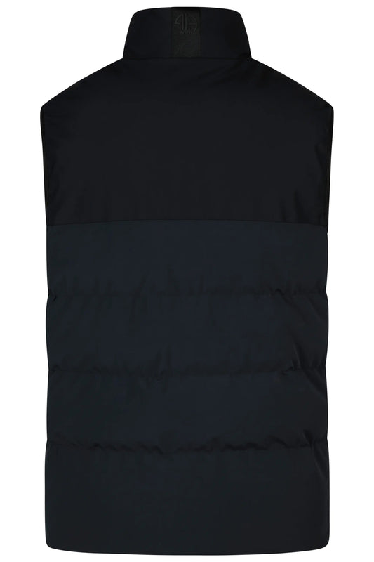 PIKEUR PIKEUR QUILTED VEST Herren-Steppweste – black – Rückansicht
