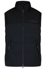 PIKEUR PIKEUR QUILTED VEST Herren-Steppweste – black – Vorderansicht