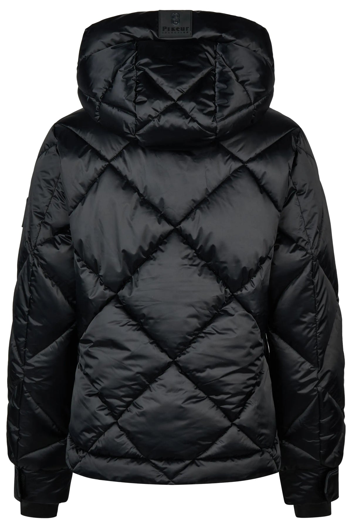 PIKEUR PIKEUR QUILTED JACKET Steppjacke m. Kapuze – black – Rückansicht