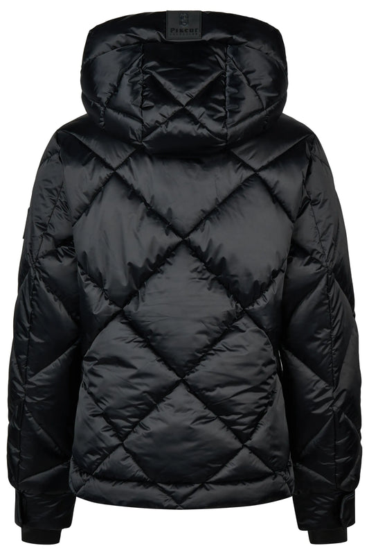 PIKEUR PIKEUR QUILTED JACKET Steppjacke m. Kapuze – black – Rückansicht