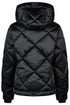 PIKEUR PIKEUR QUILTED JACKET Steppjacke m. Kapuze – black – Rückansicht