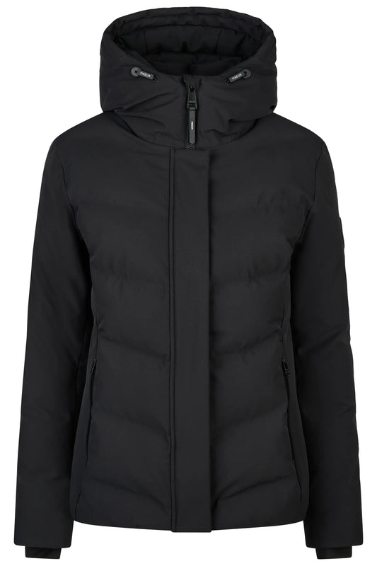 PIKEUR PIKEUR WATERPROOF JACKET Steppjacke m. Kapuze – black – Vorderansicht