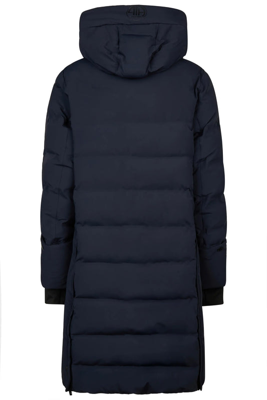PIKEUR PIKEUR FLEXQUILT RAINCOAT Stepp-Reitmantel – nightblue – Rückansicht