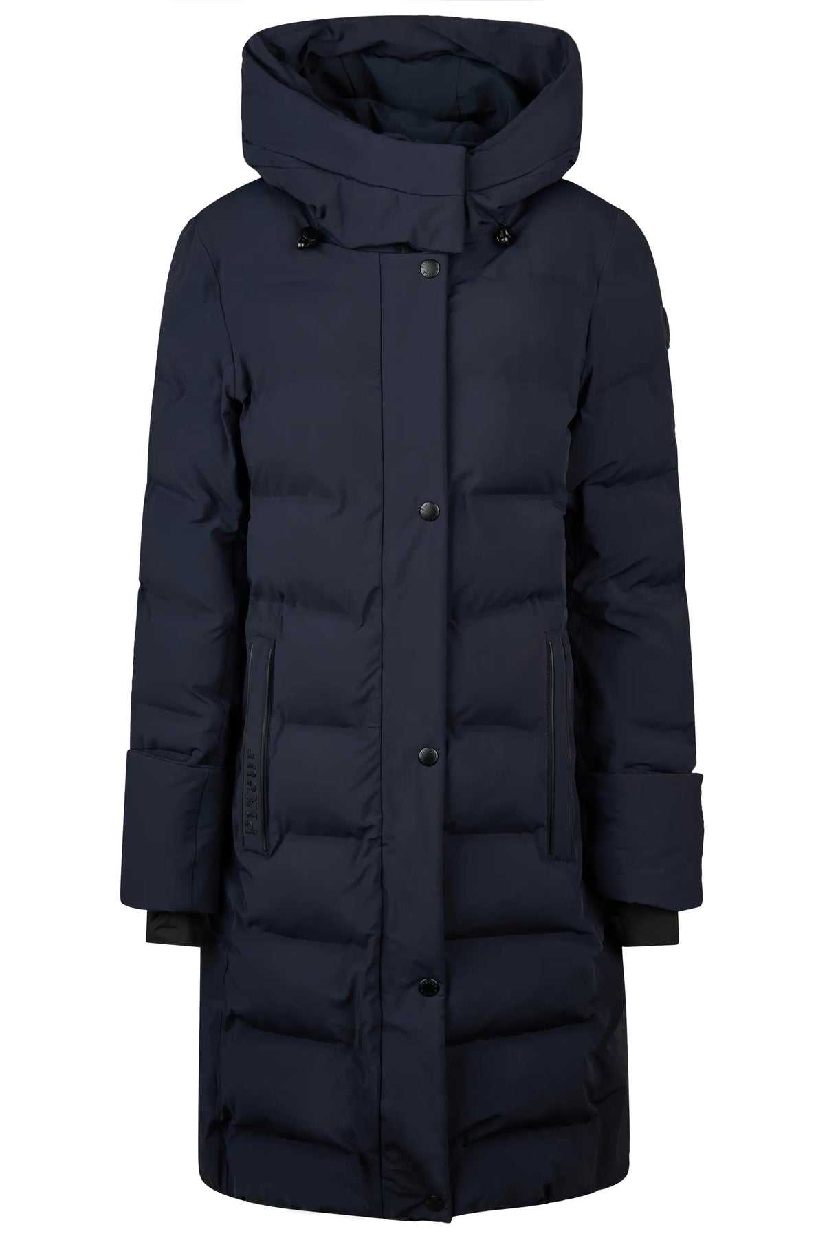 PIKEUR PIKEUR FLEXQUILT RAINCOAT Stepp-Reitmantel – nightblue – Vorderansicht