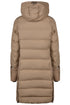 PIKEUR PIKEUR FLEXQUILT RAINCOAT Stepp-Reitmantel – mocha cream – Rückansicht