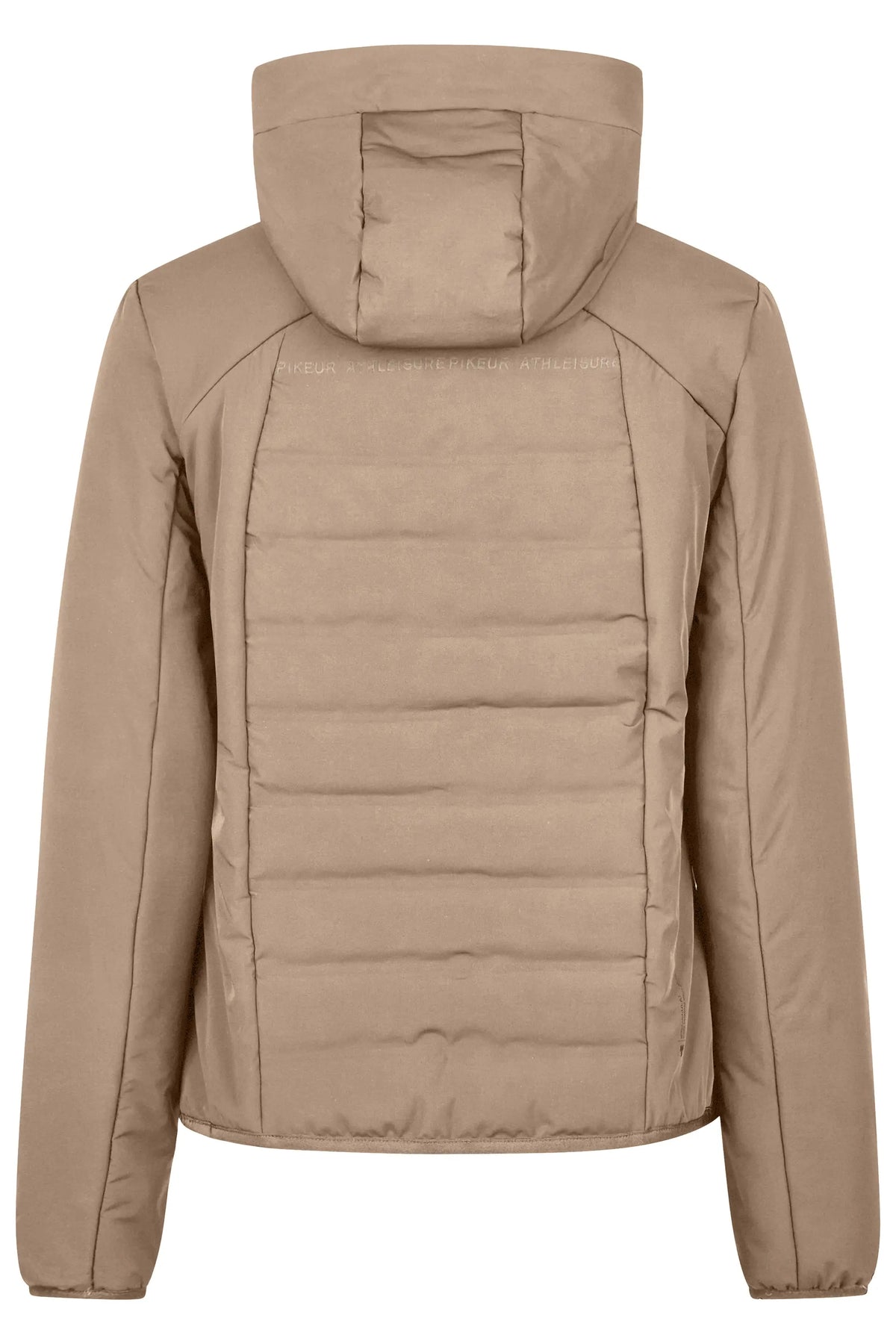 PIKEUR PIKEUR QUILTED FLEXJACKET Steppjacke m. Kapuze – mocha cream – Rückansicht