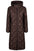 PIKEUR PIKEUR QUILTDIAMOND COAT Mantel mit Kapuze – chocolate brown – Vorderansicht