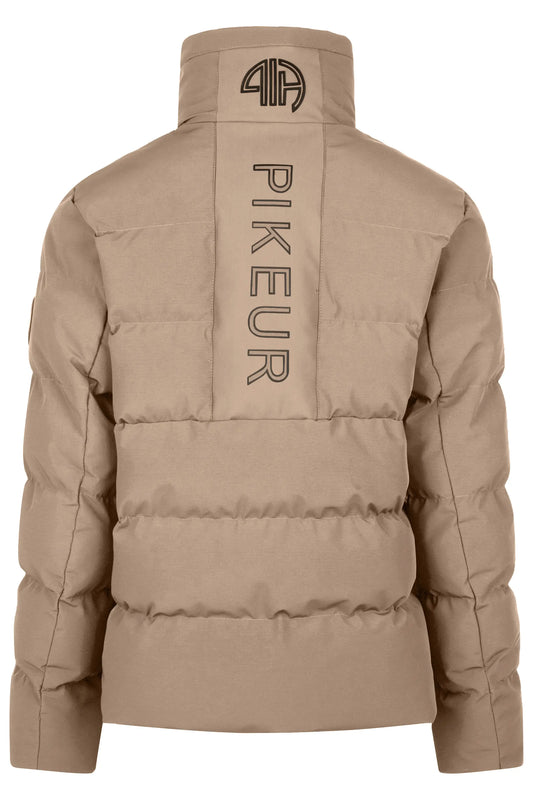 PIKEUR PIKEUR QUILTED JACKET mit Stehkragen – mocha cream – Rückansicht