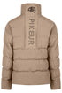 PIKEUR PIKEUR QUILTED JACKET mit Stehkragen – mocha cream – Rückansicht