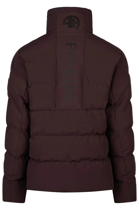 PIKEUR PIKEUR QUILTED JACKET mit Stehkragen – chocolate brown – Rückansicht