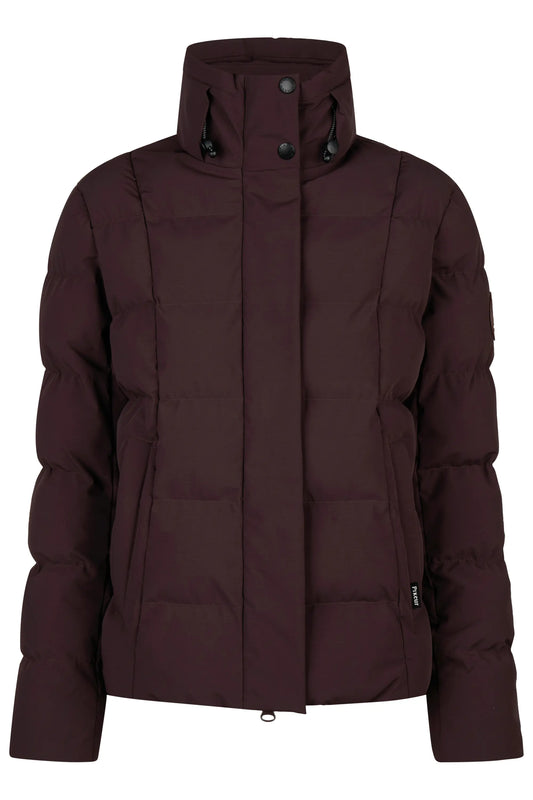 PIKEUR PIKEUR QUILTED JACKET mit Stehkragen – chocolate brown – Vorderansicht