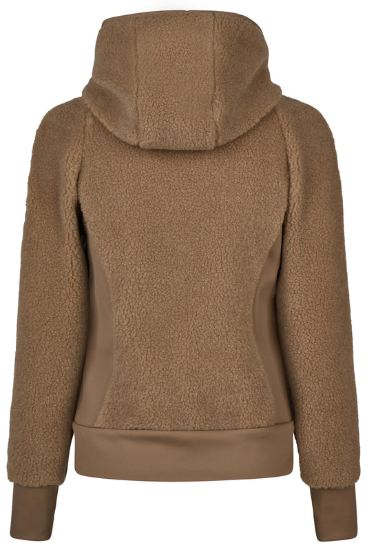 PIKEUR PIKEUR TEDDYFLEECE JACKET Fleecejacke – toffee beige – Rückansicht