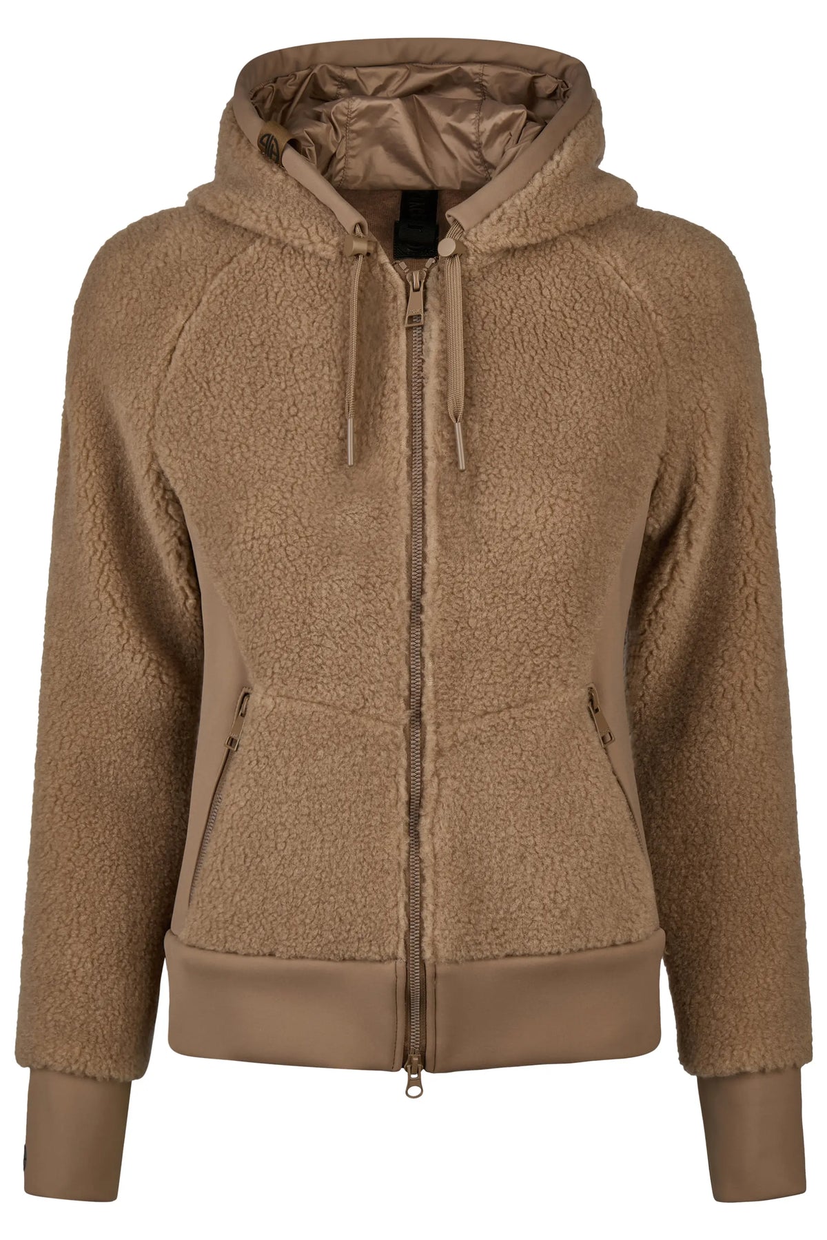 PIKEUR PIKEUR TEDDYFLEECE JACKET Fleecejacke – toffee beige – Vorderansicht