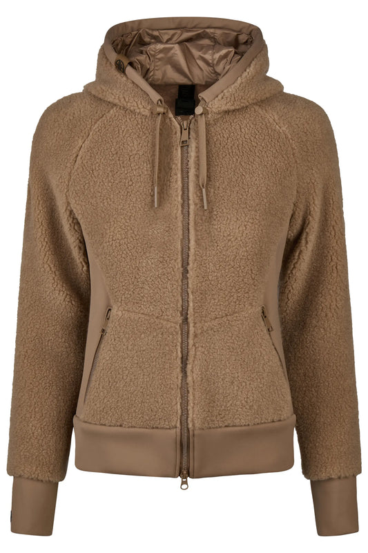 PIKEUR PIKEUR TEDDYFLEECE JACKET Fleecejacke – toffee beige – Vorderansicht
