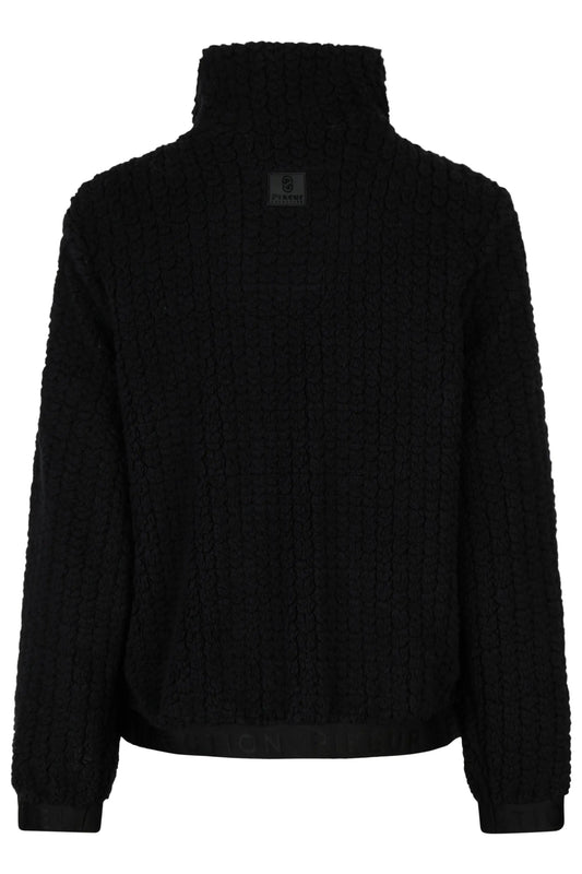 PIKEUR PIKEUR VELVETKNIT JACKET Fleecejacke – black – Rückansicht