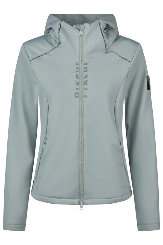 PIKEUR PIKEUR TECHVELVET FLEECE Fleecejacke – dusty blue – Vorderansicht