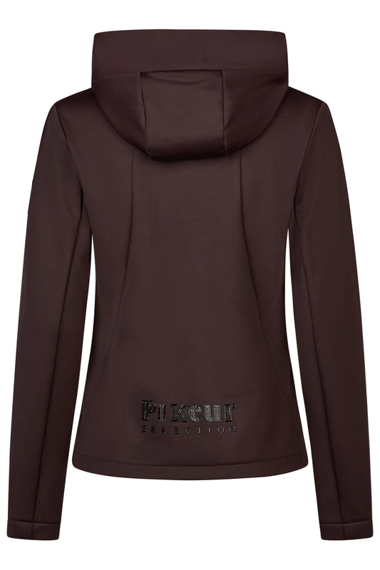 PIKEUR PIKEUR TECHVELVET FLEECE Fleecejacke – chocolate brown – Rückansicht