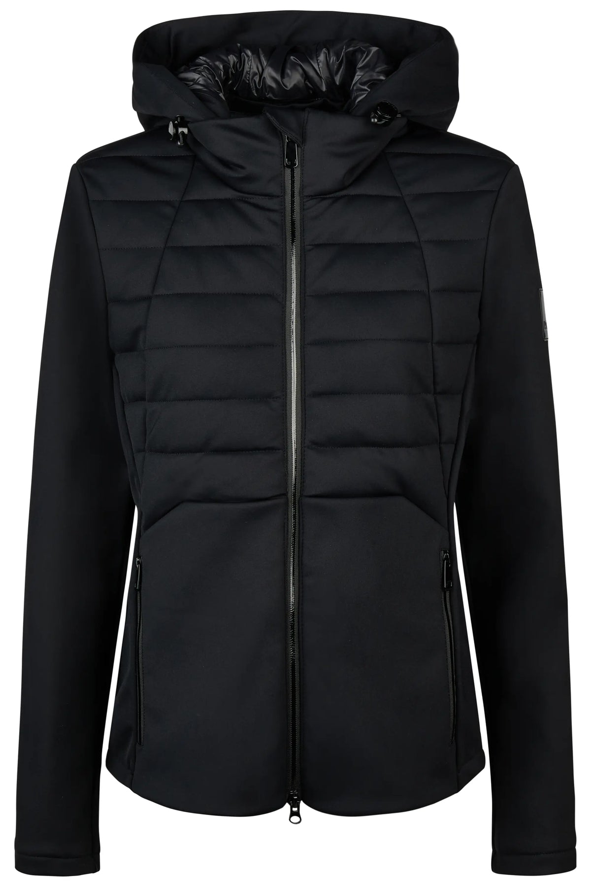 PIKEUR PIKEUR QUILTSHIELD FLEECE Stepp-Fleecejacke – black – Vorderansicht