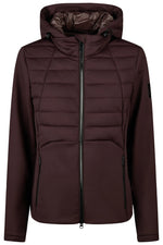 PIKEUR PIKEUR QUILTSHIELD FLEECE Stepp-Fleecejacke – chocolate brown – Vorderansicht