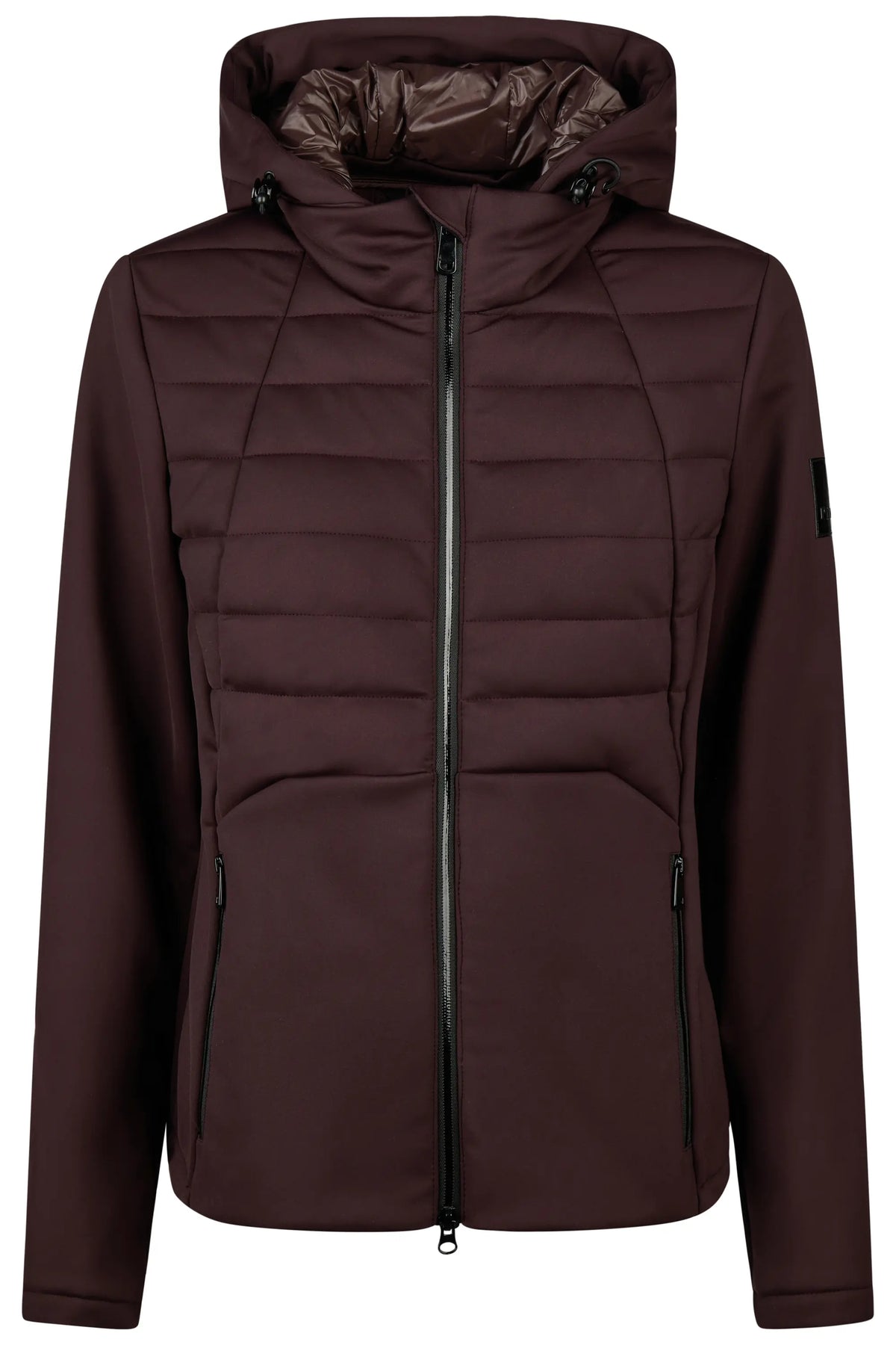 PIKEUR PIKEUR QUILTSHIELD FLEECE Stepp-Fleecejacke – chocolate brown – Vorderansicht
