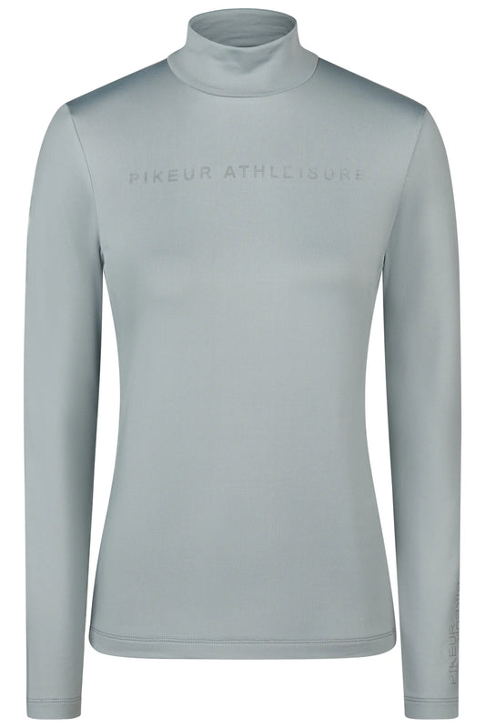 PIKEUR PIKEUR DOTS SHIRT Funktions-Rollkragen – dusty blue – Vorderansicht