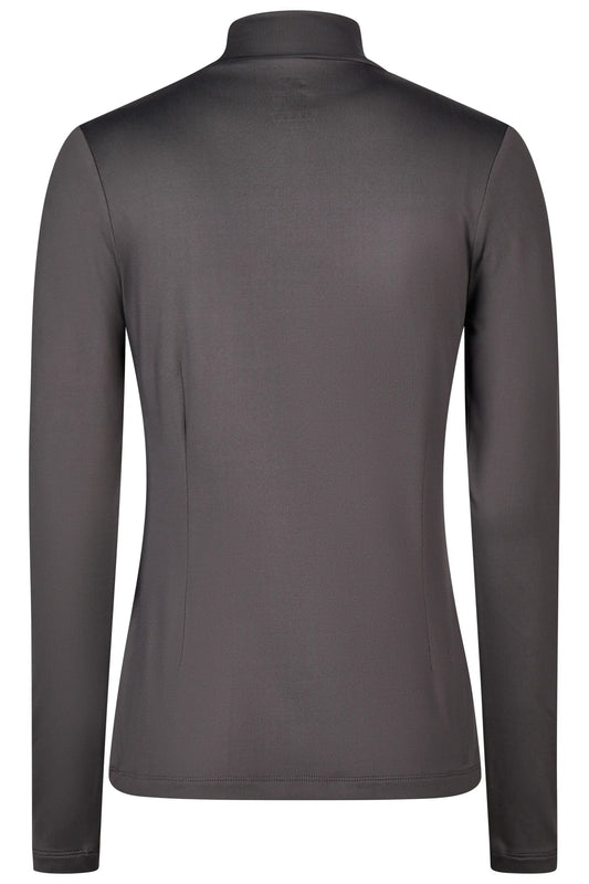 PIKEUR PIKEUR DOTS SHIRT Funktions-Rollkragen – basalt grey – Rückansicht