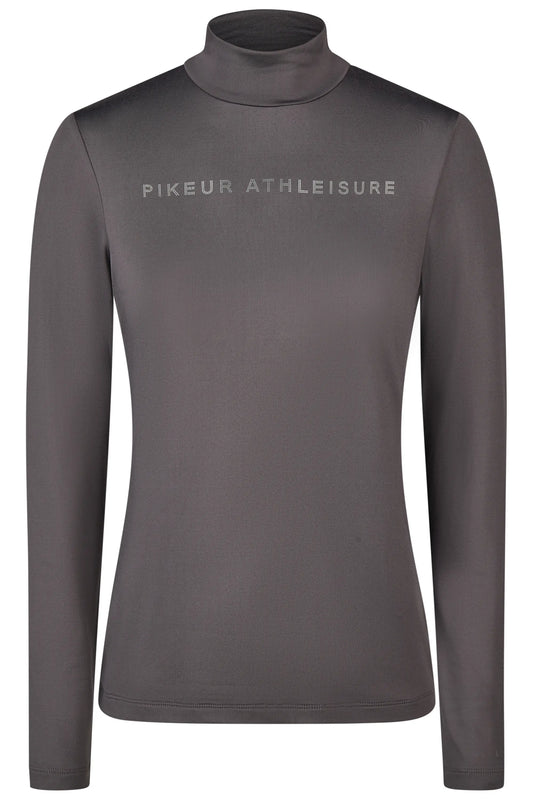 PIKEUR PIKEUR DOTS SHIRT Funktions-Rollkragen – basalt grey – Vorderansicht