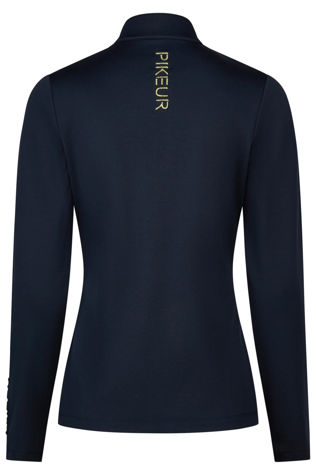 PIKEUR PIKEUR ZIP SHIRT Funktions-Zip Shirt – marine – Rückansicht