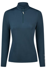 PIKEUR PIKEUR ZIP SHIRT Funktions-Zip Shirt – pine green – Vorderansicht