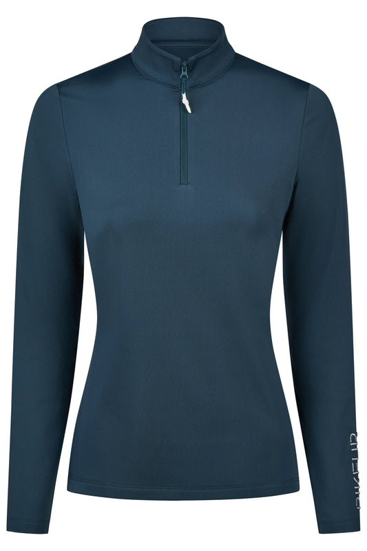 PIKEUR PIKEUR ZIP SHIRT Funktions-Zip Shirt – pine green – Vorderansicht