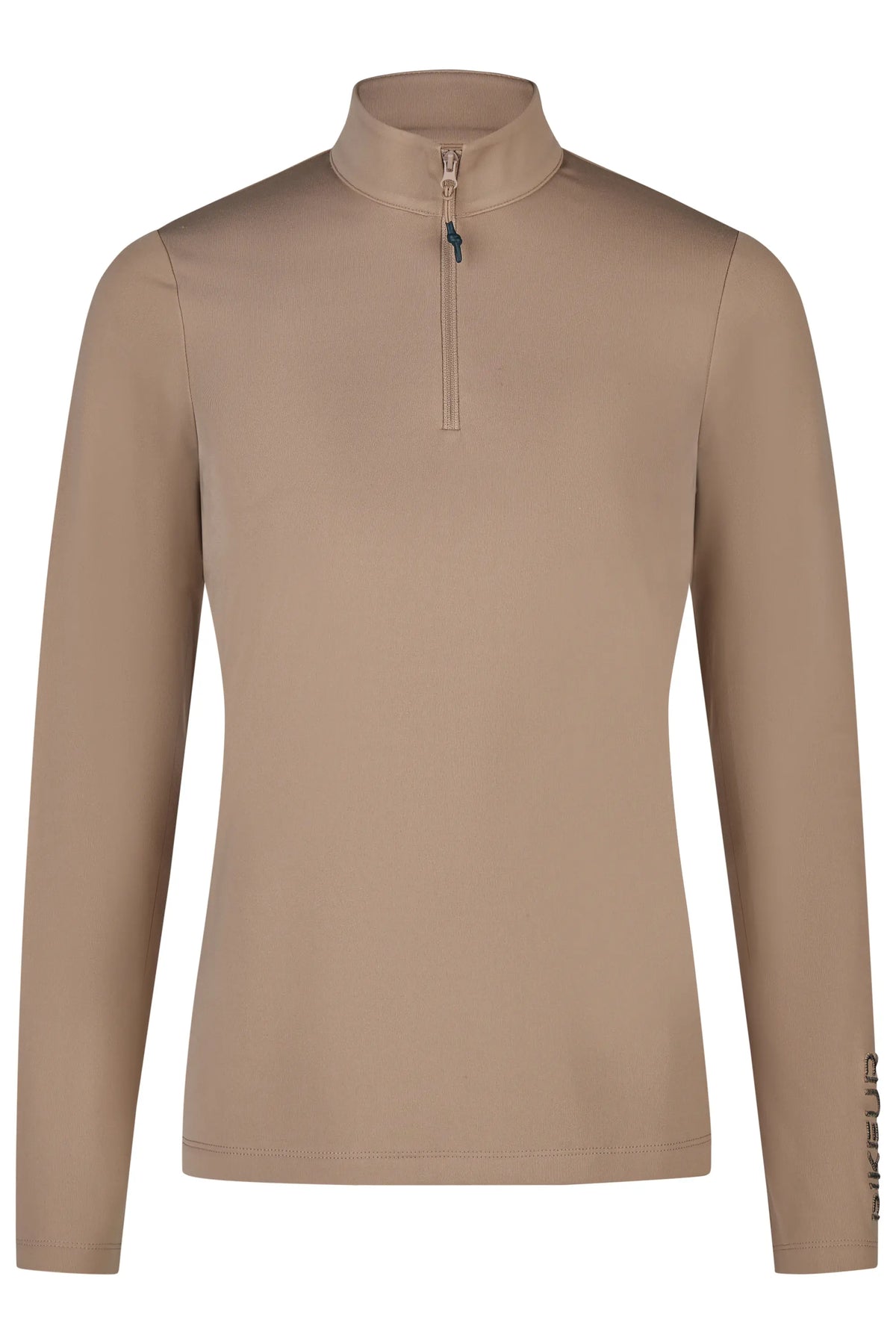 PIKEUR PIKEUR ZIP SHIRT Funktions-Zip Shirt – mocha cream – Vorderansicht