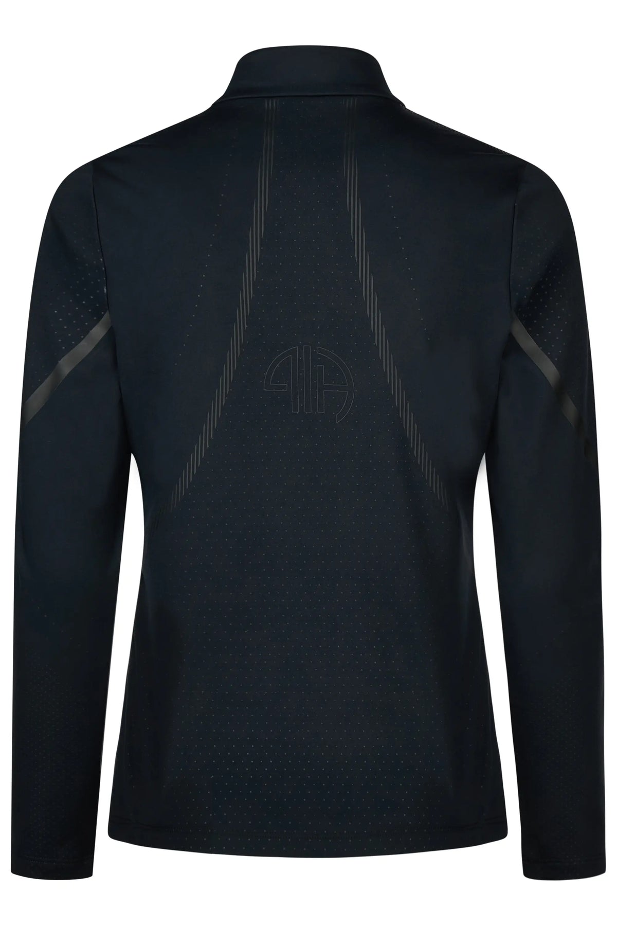 PIKEUR PIKEUR ZONE ZIP SHIRT Funktions-Zip Shirt – schwarz – Rückansicht