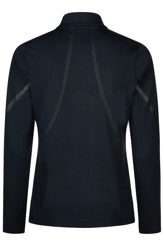 PIKEUR PIKEUR ZONE ZIP SHIRT Funktions-Zip Shirt – schwarz – Rückansicht
