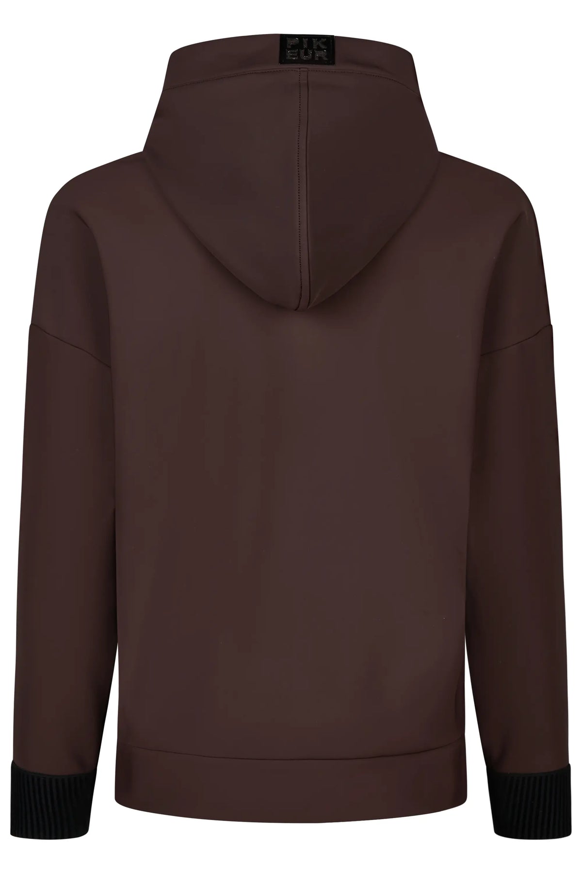 PIKEUR PIKEUR PLUSHLUXE HOODY Funktionssweater – chocolate brown – Rückansicht