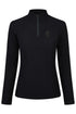 PIKEUR PIKEUR ZIP RIP SHIRT Funktions-Zip Shirt – black – Vorderansicht