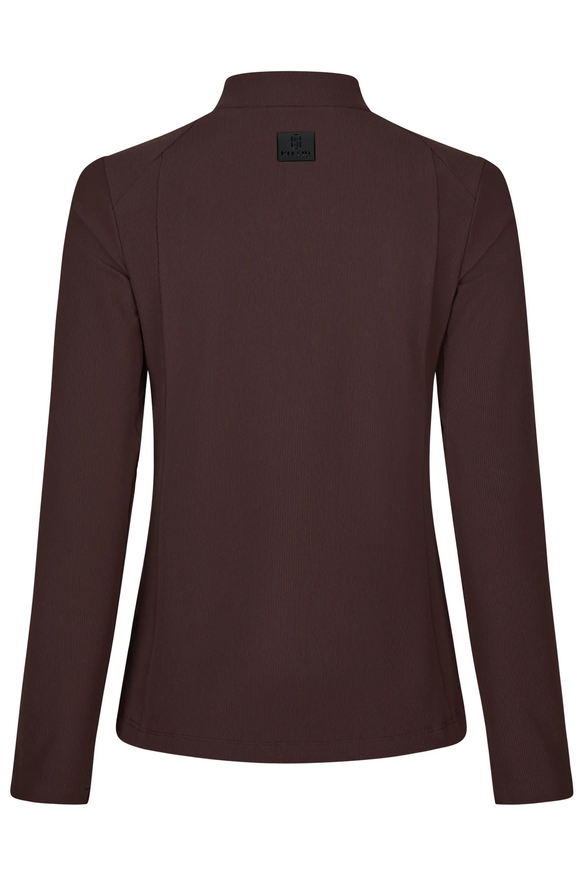 PIKEUR PIKEUR ZIP RIP SHIRT Funktions-Zip Shirt – chocolate brown – Rückansicht