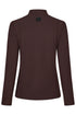 PIKEUR PIKEUR ZIP RIP SHIRT Funktions-Zip Shirt – chocolate brown – Rückansicht