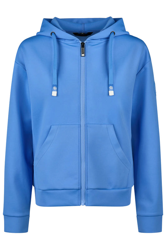 PIKEUR PIKEUR ZIP HOODY Oversize Sweatjacke – electric blue – Vorderansicht