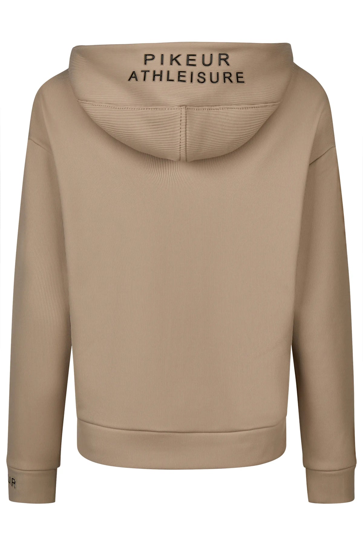 PIKEUR PIKEUR ZIP RIP HOODY Oversize Sweatjacke – mocha cream – Rückansicht
