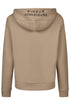 PIKEUR PIKEUR ZIP RIP HOODY Oversize Sweatjacke – mocha cream – Rückansicht