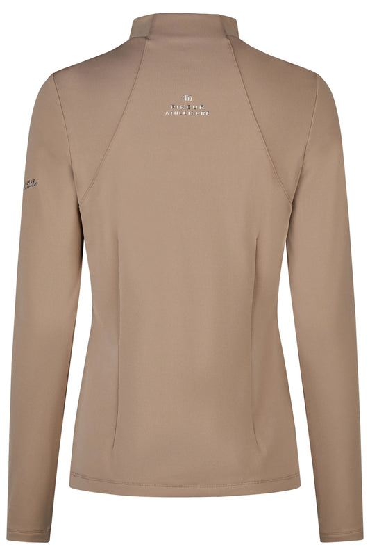 PIKEUR PIKEUR ROLLNECK Funktions-Rollkragen – mocha cream – Rückansicht