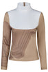 PIKEUR PIKEUR COMPETITION SHIRT Langarm-Turniershirt – mocha cream – Vorderansicht