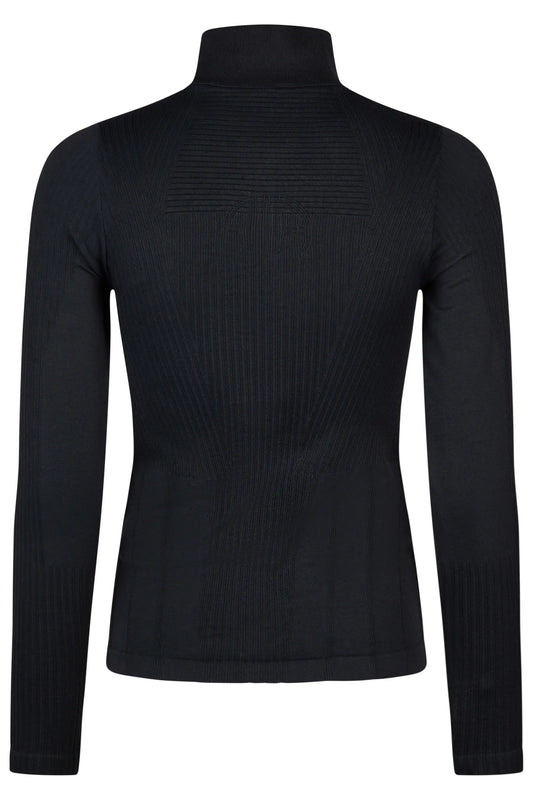 PIKEUR PIKEUR 3D KNIT SHIRT 3D Strickshirt – black navy – Rückansicht
