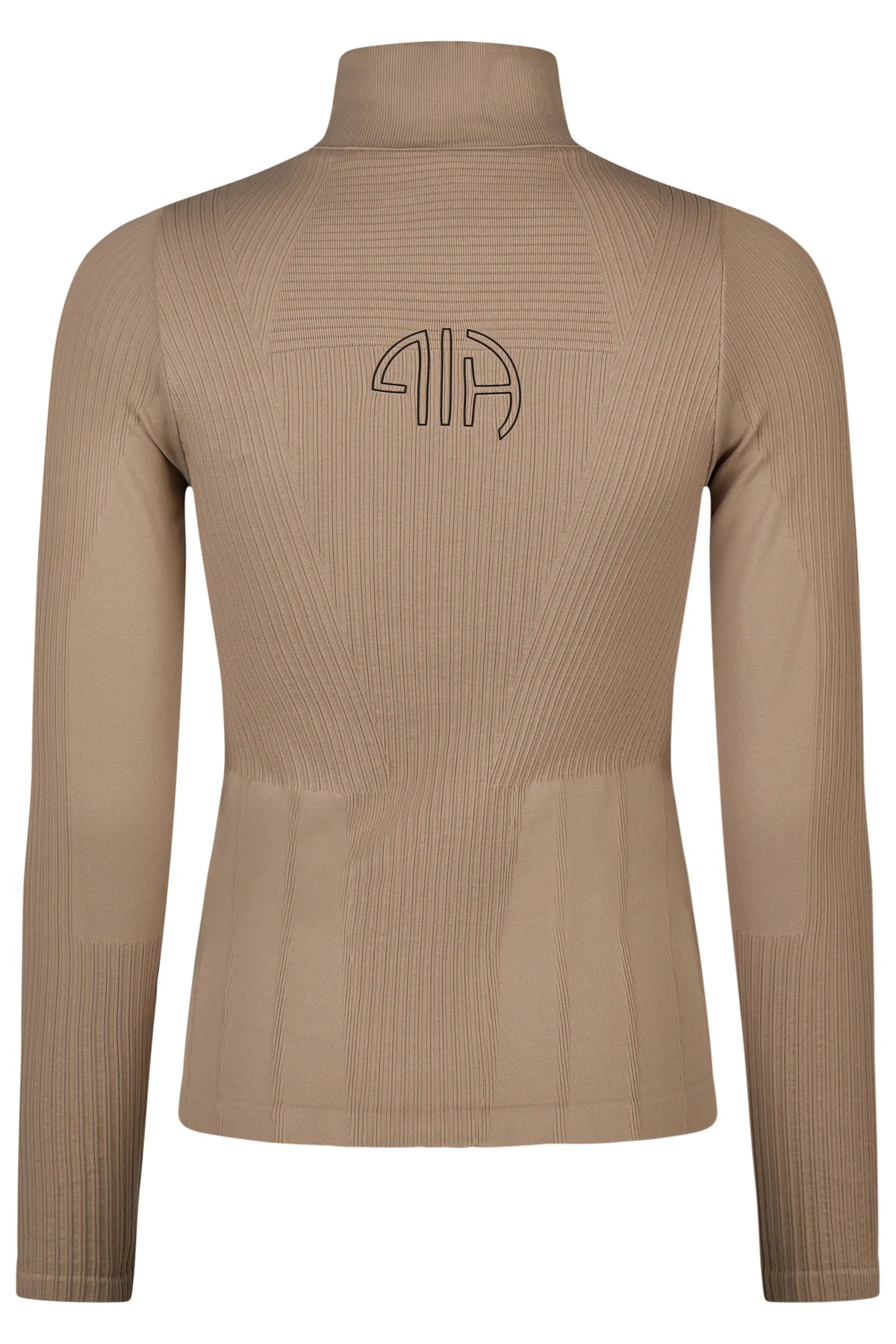 PIKEUR PIKEUR 3D KNIT SHIRT 3D Strickshirt – mocha cream – Rückansicht