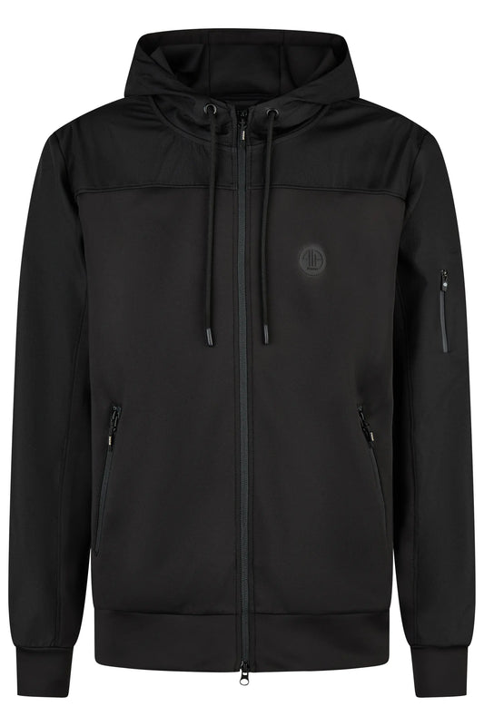 PIKEUR PIKEUR HOODY JACKET Herren-Kapuzenjacke – black – Vorderansicht