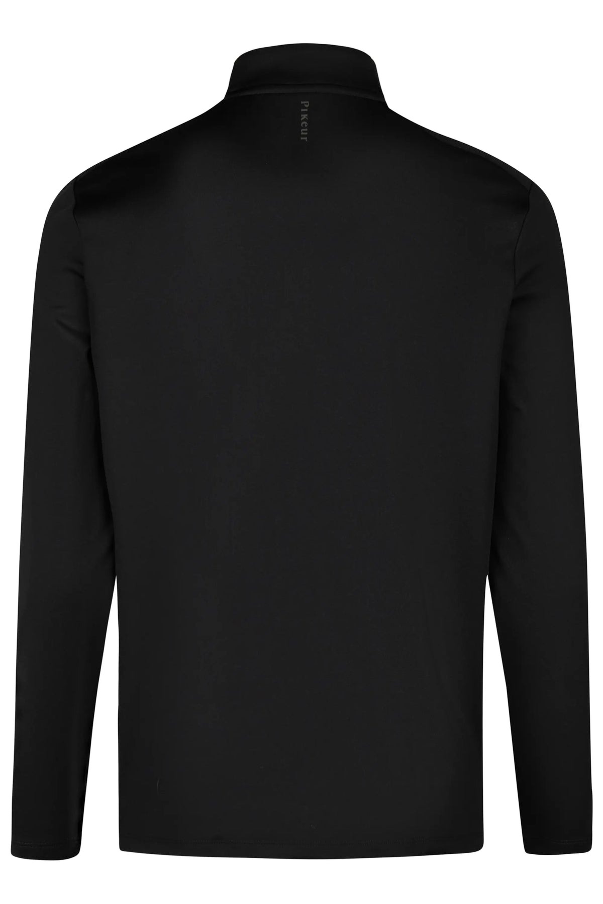 PIKEUR PIKEUR ZIP SIRT Herren-Langarmshirt – black – Rückansicht