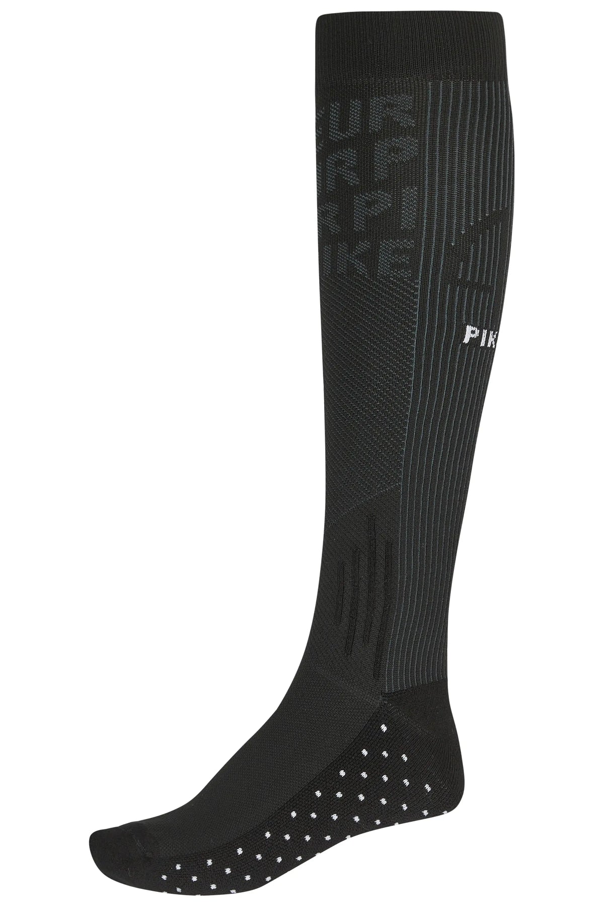 PIKEUR PIKEUR ZONE KNEE SOCKS Funktionskniestrumpf – schwarz – Vorderansicht