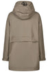 PIKEUR PIKEUR RAINZIP CAPE Regenponcho – mocha cream – Rückansicht