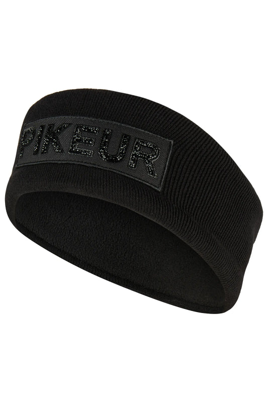 PIKEUR PIKEUR COTTON HEADBAND Damen-Stirnband – black – Vorderansicht