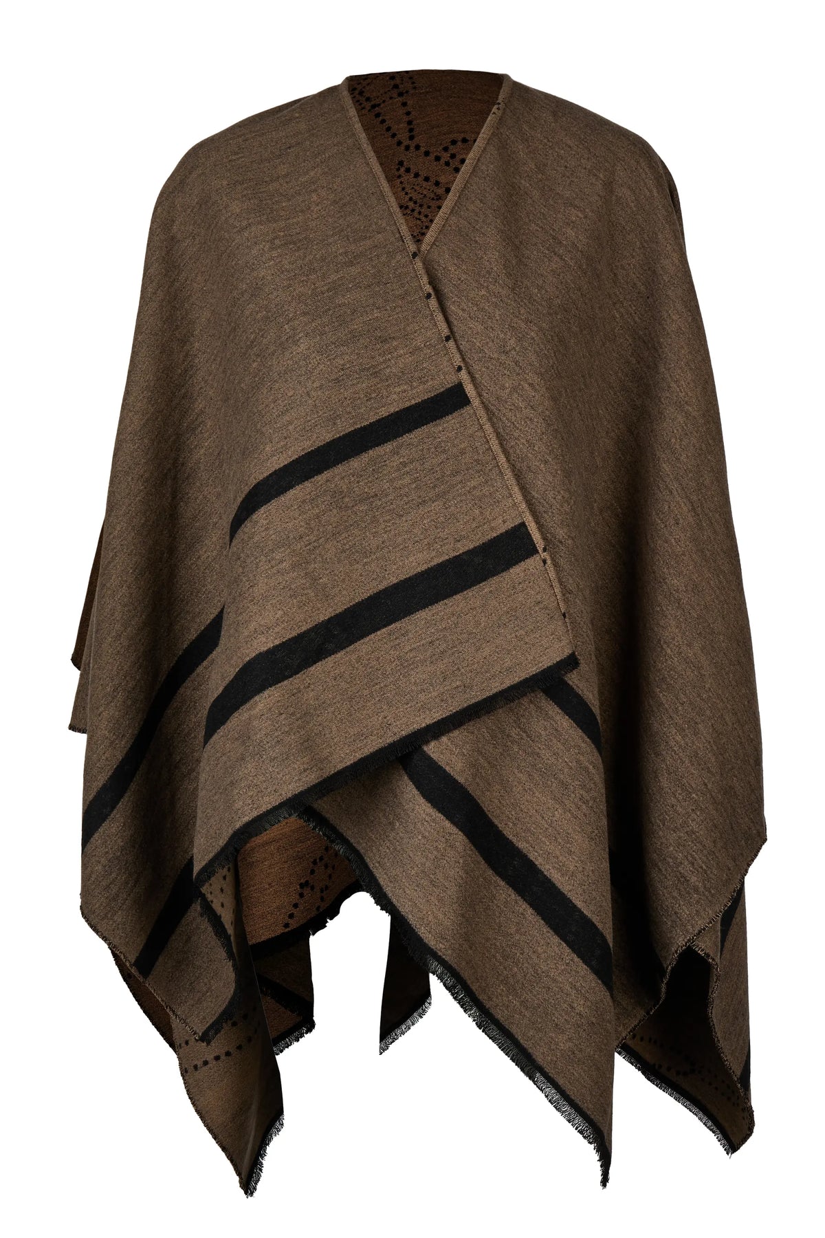 PIKEUR PIKEUR CAPE Wende-Cape 2-in-1 – mocha cream – Detailansicht 1
